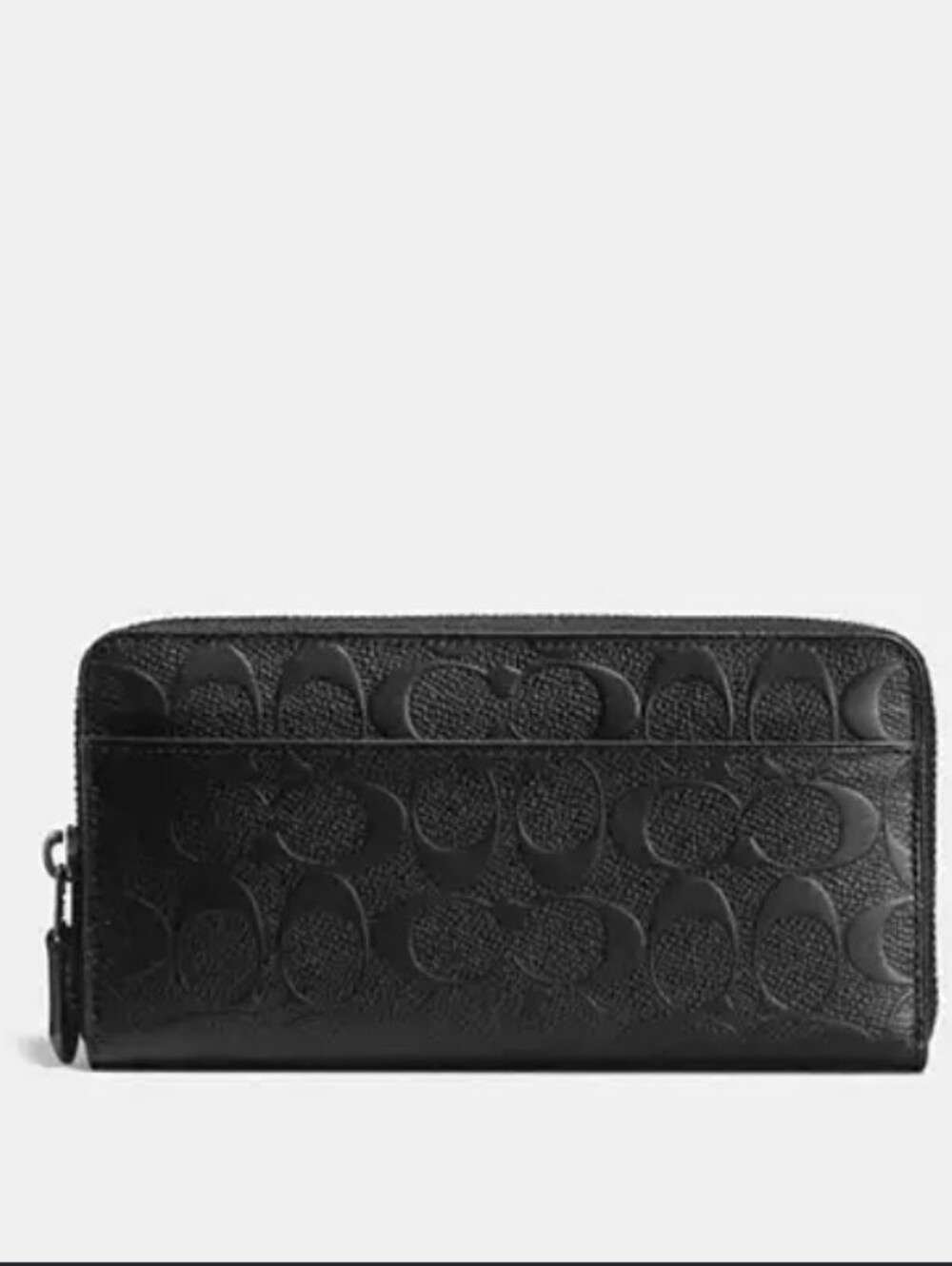 COACH 74918 Black Accordion Wallet In Signature Leather New w/o Tag Unisex